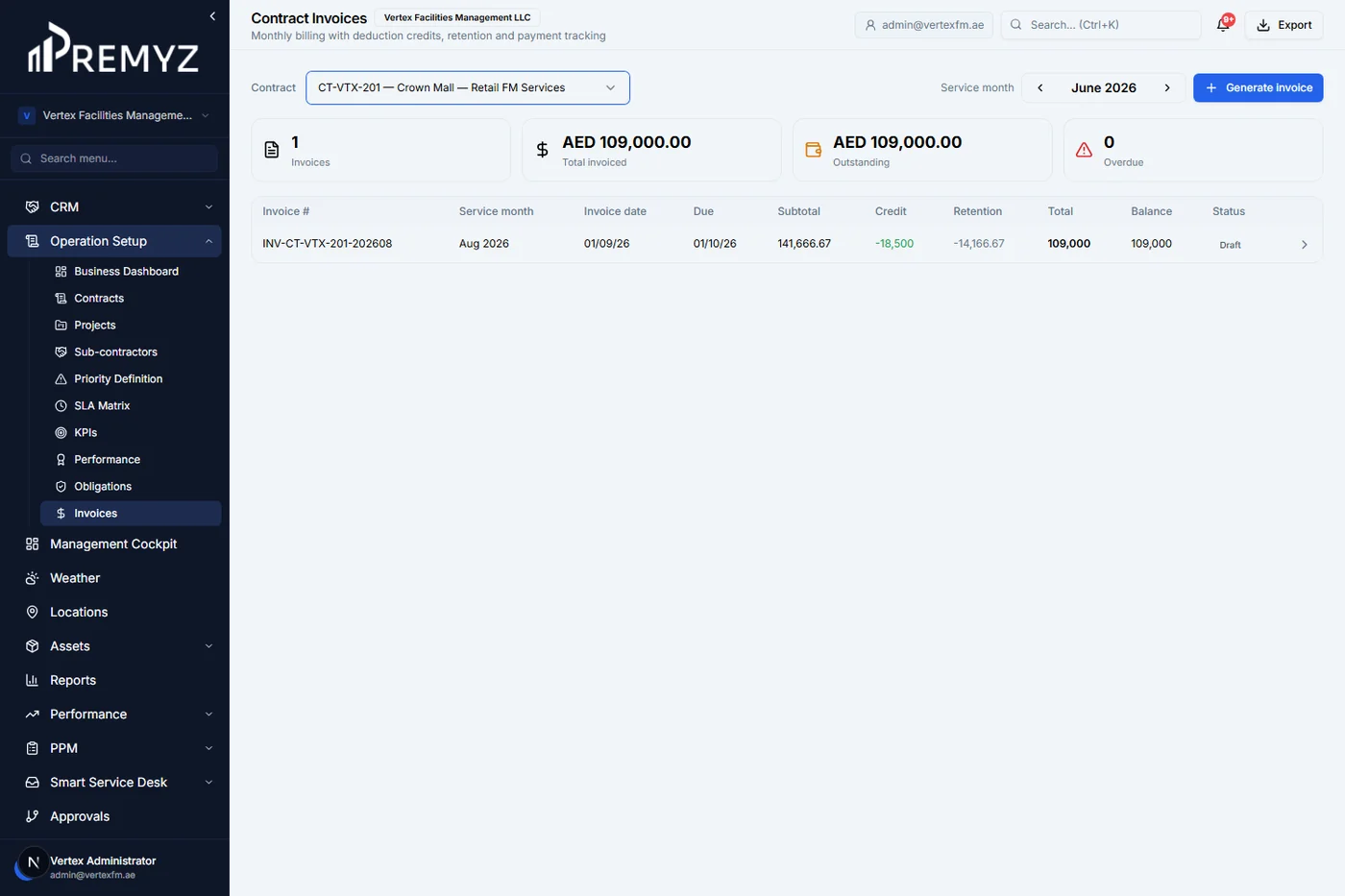 Contracts & Commercial in Premyz